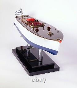 Orkin Craft Big Model Toy Speedboat Wind-up Original 1930s Fully Restored