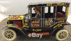 Outstanding Condition Marx 1950s Wind-Up Tin Lithographed Old Jalopy Toy