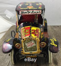 Outstanding Condition Marx 1950s Wind-Up Tin Lithographed Old Jalopy Toy