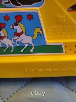 Playful Circus Seals Vintage 1983 Dah Yang Toys Works! Complete With Flags