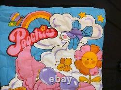Poochie 1983 Mattel RARE UNUSED Children's Pink Sleeping Bag 80's Vintage HTF