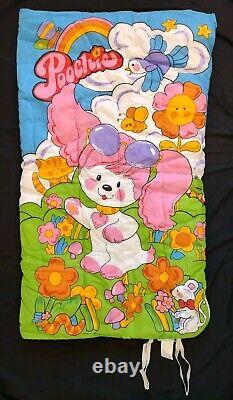 Poochie 1983 Mattel RARE UNUSED Children's Pink Sleeping Bag 80's Vintage HTF