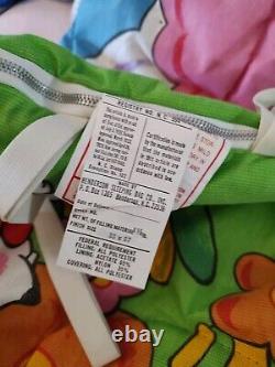 Poochie 1983 Mattel RARE UNUSED Children's Pink Sleeping Bag 80's Vintage HTF