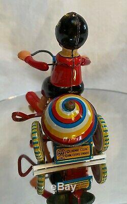 Popeye's Olive Oyl on Tricycle by LineMAR-Near Mint Condition WIND-UP