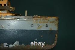 Prewar Ives Train Company Windup Toy Boat Vintage Original