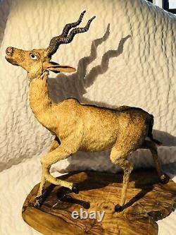 RARE 1890's Antique Victorian Taxidermy Antelope Children's Toy Oddity