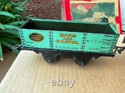 RARE 1900's Hafner Hafner's Overland Flyer Wind-Up Train Set Cast Iron NICE