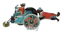 RARE 1920s Prewar Japanese Monkey & Dog Cart Copy of a Walter Stock Toy