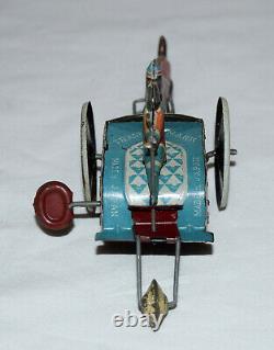 RARE 1920s Prewar Japanese Monkey & Dog Cart Copy of a Walter Stock Toy