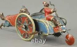 RARE 1920s Prewar Japanese Monkey & Dog Cart Copy of a Walter Stock Toy