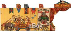 RARE 1930's Lionel MICKEY MOUSE Circus Train Set withorg box Disney Tin Windup Toy