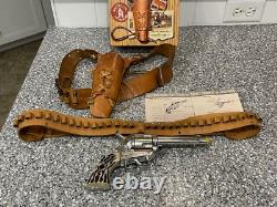 RARE 1958 MATTEL FANNER Frontier Holster Set Shootin Shell #623 with Box Nice