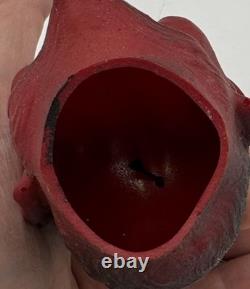 RARE 1960s Rubber Winking Devil Head Magic Seer Swami Mascot Rat Rod Charm