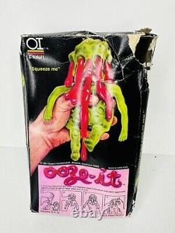 RARE 1981 OOZE-IT Green MONSTER Vintage With Box Gross Out Boglins Madball Style