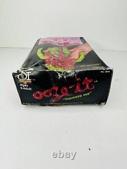 RARE 1981 OOZE-IT Green MONSTER Vintage With Box Gross Out Boglins Madball Style