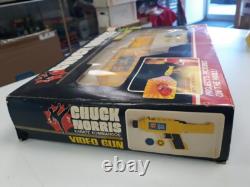 RARE Chuck Norris Karate Kommandos Video Gun HG TOYS 1986 Mint In Box