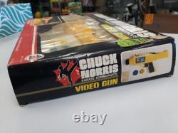 RARE Chuck Norris Karate Kommandos Video Gun HG TOYS 1986 Mint In Box