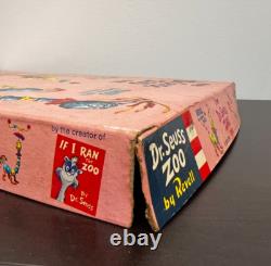 RARE! Dr Seuss Zoo Set by Revell 1959 Norval, Tingo, Gowdy 3 Interchangeable