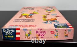 RARE! Dr Seuss Zoo Set by Revell 1959 Norval, Tingo, Gowdy 3 Interchangeable