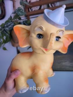 RARE Edward Mobley Tilly Toy Rubber Squeak Toy Elephant Vintage Rubber SqueakToy