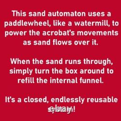 RARE FEMALE ACROBAT SAND TOY MECHANICAL sand-powered made to order