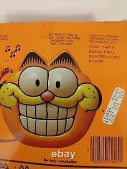 RARE HTF 1978 GARFIELD AM RADIO in Box Vintage