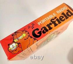 RARE HTF 1978 GARFIELD AM RADIO in Box Vintage