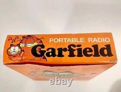 RARE HTF 1978 GARFIELD AM RADIO in Box Vintage