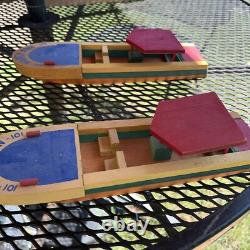RARE LOT (5) 1940s UNIVERSAL Toy& Novelty Co. Chicago Wooden Toys See Photos