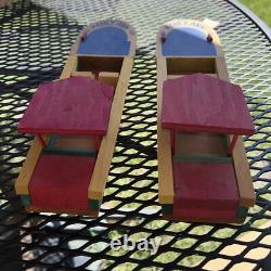 RARE LOT (5) 1940s UNIVERSAL Toy& Novelty Co. Chicago Wooden Toys See Photos