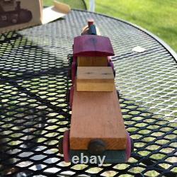 RARE LOT (5) 1940s UNIVERSAL Toy& Novelty Co. Chicago Wooden Toys See Photos