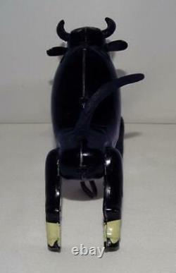 RARE NEAR MINT? DISNEY 1950's FIERCE FERDINAND THE BULL WIND-UP TOY-LINEMAR