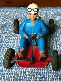 RARE Schuco tin Race Car, #1055, 1960's era made in West Germany