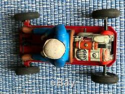 RARE Schuco tin Race Car, #1055, 1960's era made in West Germany