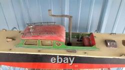 RARE VINTAGE 1930S ORKIN CRAFT WIND UP BOAT. Rare body style