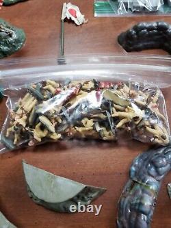 RARE Vintage Hand Decorated Marx Sands of Iwo Jima Minitature Playset WithOrig Box