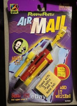 RARE Vintage Yes Gear PowerPenz Air Attack 1995 Pen New Sealed Complete Set Of 4