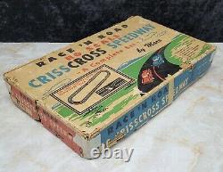 READ Marx Race'N Road Criss Cross Speedway Slot Car HO Scale Track Car & Box