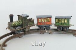 Rare! 1890 ### Issmayer ## Early Stork Leg Clockwork Train ##