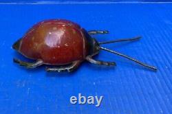 Rare 1911 S. Gunthermann Perplex Wind Up Lady Bug Ladybug Tin Toy Works Bavaria