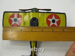 Rare 1920's Non Pareil Nonpareil Windup Toy Airplane Plane PN 9 Newark NJ USA