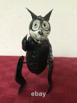 Rare 1930's Gunthermann Tin Wind-up FELIX The Cat Toy Working