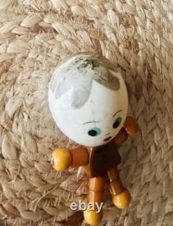 Rare 1930s Bakelite Teething Toy Eddie Egg Head Vintage Crib Toy