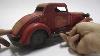 Rare 1930s Vintage Marx Tin Toy Car Wind Up Battery Operated 1st Batt Siren Fire Chief