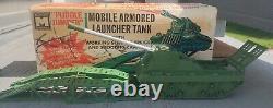 Rare 1950s Puddle Jumper Mobile Armored Launcher Original Box Multiple Toymakers