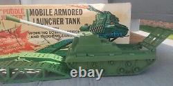 Rare 1950s Puddle Jumper Mobile Armored Launcher Original Box Multiple Toymakers