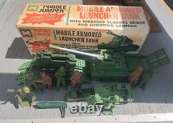 Rare 1950s Puddle Jumper Mobile Armored Launcher Original Box Multiple Toymakers