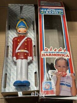 Rare 1987 Shelcore Toys Toy Soldier Harmonica Original Box