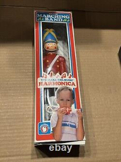 Rare 1987 Shelcore Toys Toy Soldier Harmonica Original Box