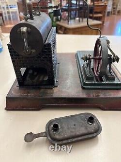 Rare! Antique 1920s Doll DC Horizontal working 1920 Steam Engine with Boiler Toy